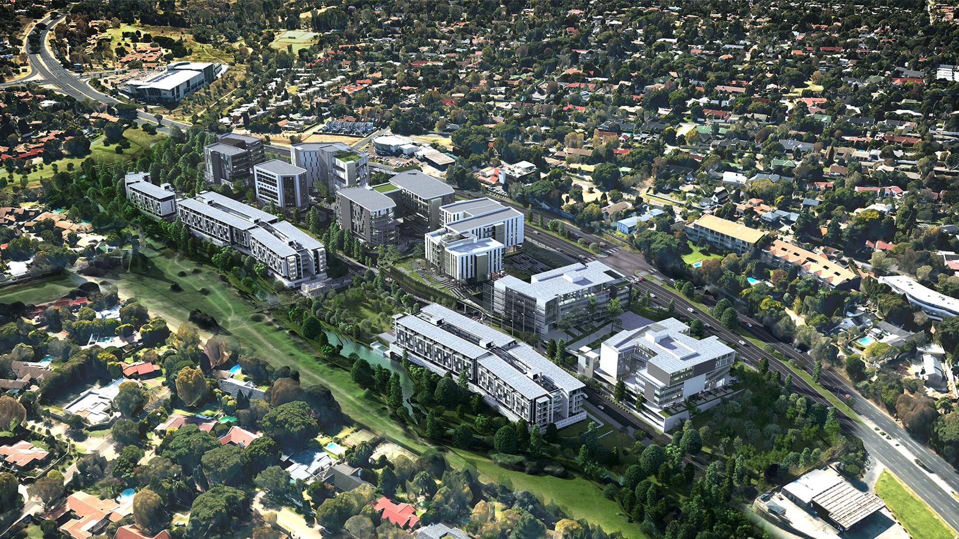Sandton Gate is a new development in Sandton with both residential and commercial properties